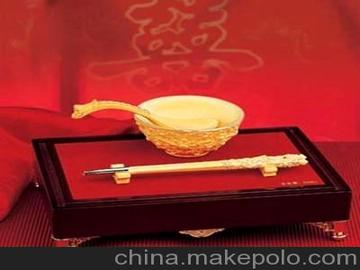 供应金碗筷 其他材质工艺品